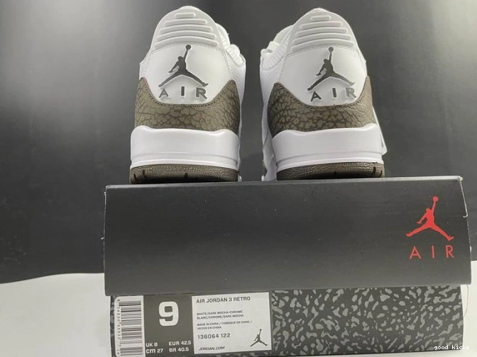 Cheap Air 136064-122 (2018) 3 Jordan Mocha Retro 0802